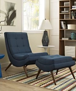 Modway Ramp Upholstered Fabric Lounge Chair Set Azure 8 Modway Ramp Upholstered Fabric Lounge Chair Set Azure