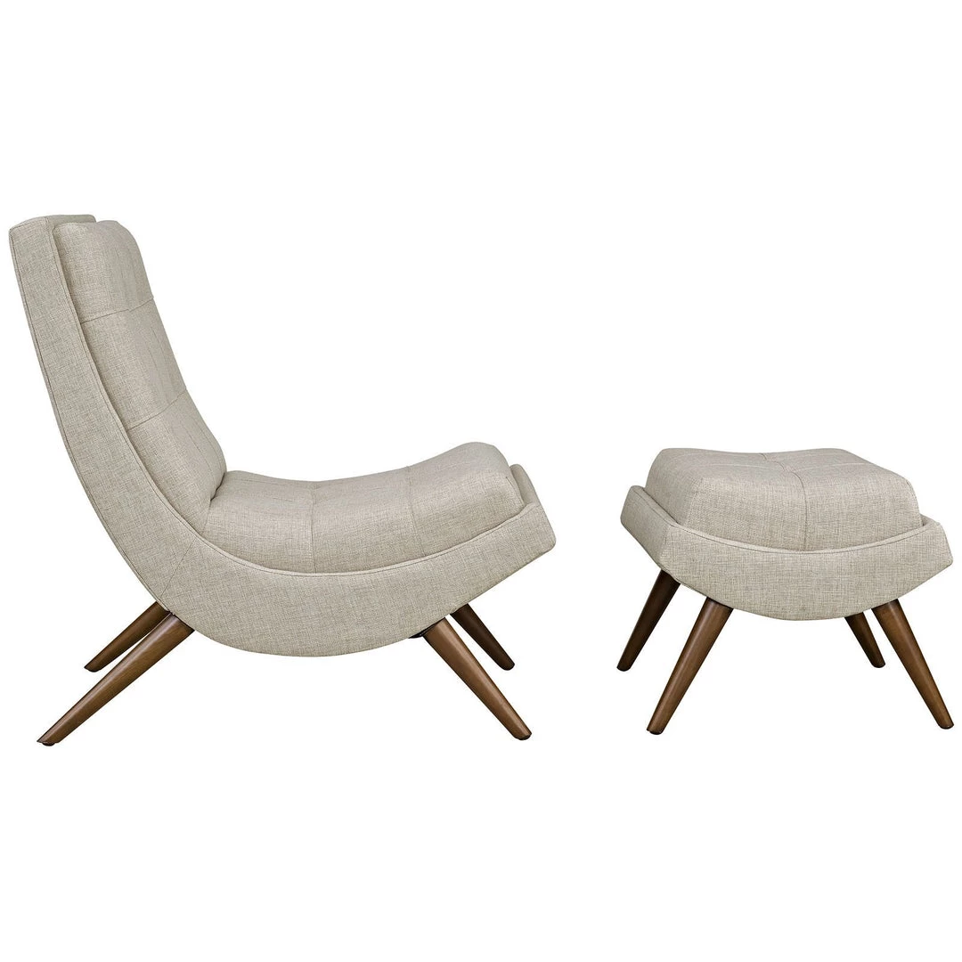 Modway Ramp Upholstered Fabric Lounge Chair Set Sand Chaise Lounge Chairs 2 Modway Ramp Upholstered Fabric Lounge Chair Set Sand Chaise Lounge Chairs