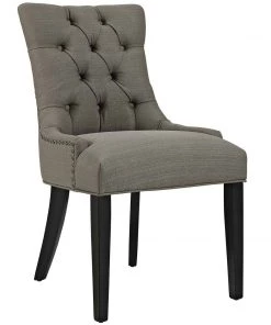 Modway Regent Dining Side Chair Fabric Set Of 2 Granite Dining Chairs