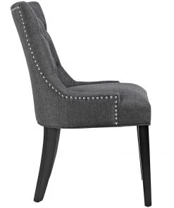 Modway Regent Dining Side Chair Fabric Set Of 2 Gray