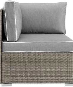 Modway Repose Outdoor Patio Corner Light Gray Gray