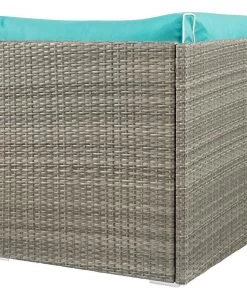 Modway Outdoor Sectional Repose Outdoor Patio Corner Light Gray Turquoise 6 Modway Outdoor Sectional Repose Outdoor Patio Corner Light Gray Turquoise