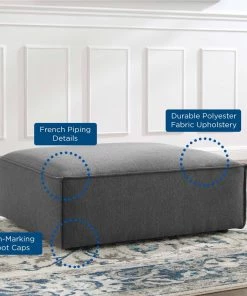 Modway Ottomans Restore Ottoman Charcoal