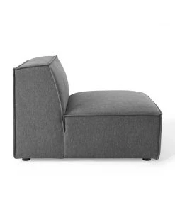 Modway Armless Sofa Chairs Restore Sectional Sofa Armless Chair Charcoal