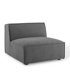 Modway Armless Sofa Chairs Restore Sectional Sofa Armless Chair Charcoal