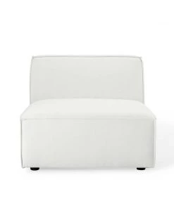 Modway Armless Sofa Chairs Restore Sectional Sofa Armless Chair White