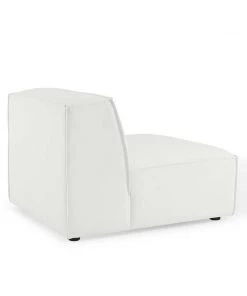 Modway Armless Sofa Chairs Restore Sectional Sofa Armless Chair White