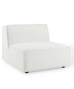Modway Armless Sofa Chairs Restore Sectional Sofa Armless Chair White