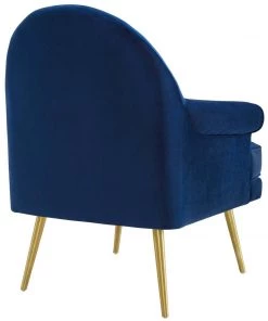 Modway Revive Armchair Performance Velvet Set Of 2 Navy Armchairs 10 Modway Revive Armchair Performance Velvet Set Of 2 Navy Armchairs