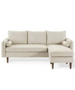 Modway Revive Upholstered Right Or Left Sectional Sofa Beige Sectionals
