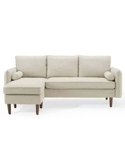 Modway Revive Upholstered Right Or Left Sectional Sofa Beige Sectionals