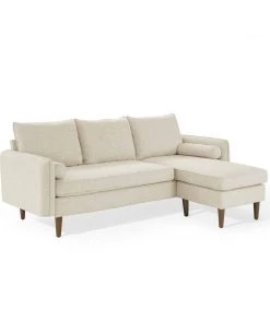 Modway Revive Upholstered Right Or Left Sectional Sofa Beige Sectionals