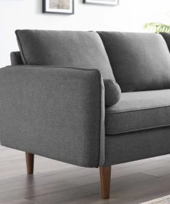 Modway Revive Upholstered Right Or Left Sectional Sofa Gray