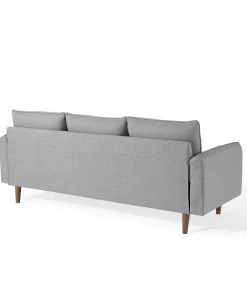 Modway Revive Upholstered Right Or Left Sectional Sofa Light Gray Sectionals