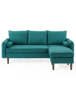 Modway Sectionals Revive Upholstered Right Or Left Sectional Sofa Teal