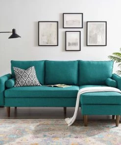Modway Sectionals Revive Upholstered Right Or Left Sectional Sofa Teal