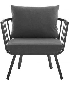 Modway Armchair Sets Riverside Outdoor Patio Aluminum Armchair Set Of 2 Gray Charcoal 13 Modway Armchair Sets Riverside Outdoor Patio Aluminum Armchair Set Of 2 Gray Charcoal