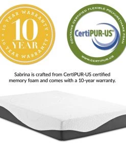 Modway Mattresses Sabrina 12" Queen Memory Foam Mattress Default Title 12 Modway Mattresses Sabrina 12