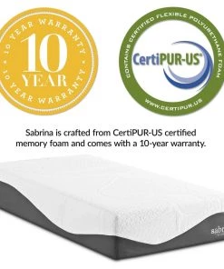 Modway Mattresses Sabrina 12" Twin Memory Foam Mattress Default Title 12 Modway Mattresses Sabrina 12
