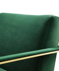 Modway Seg Performance Velvet Accent Chair Gold Emerald Accent Chairs