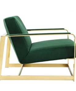 Modway Seg Performance Velvet Accent Chair Gold Emerald Accent Chairs