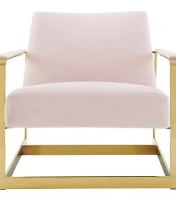 Modway Seg Performance Velvet Accent Chair Gold Pink 12 Modway Seg Performance Velvet Accent Chair Gold Pink