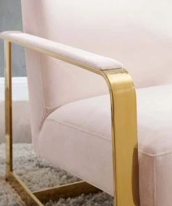 Modway Seg Performance Velvet Accent Chair Gold Pink 14 Modway Seg Performance Velvet Accent Chair Gold Pink