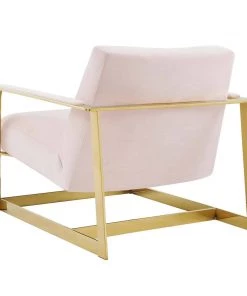 Modway Seg Performance Velvet Accent Chair Gold Pink 11 Modway Seg Performance Velvet Accent Chair Gold Pink