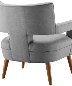 Modway Sheer Upholstered Fabric Armchair Light Gray Armchairs 9 Modway Sheer Upholstered Fabric Armchair Light Gray Armchairs