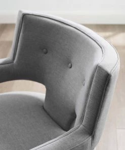 Modway Sheer Upholstered Fabric Armchair Light Gray Armchairs 11 Modway Sheer Upholstered Fabric Armchair Light Gray Armchairs