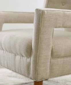 Modway Sheer Upholstered Fabric Armchair Sand 11 Modway Sheer Upholstered Fabric Armchair Sand