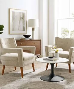 Modway Armchairs Sheer Upholstered Fabric Armchair Set Of 2 Sand 8 Modway Armchairs Sheer Upholstered Fabric Armchair Set Of 2 Sand