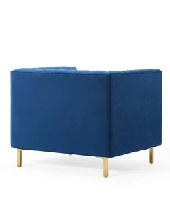 Modway Shift Channel Tufted Performance Velvet Armchair Navy 11 Modway Shift Channel Tufted Performance Velvet Armchair Navy