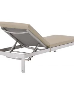 Modway Shore Chaise With Cushions Outdoor Patio Aluminum Set Of 2 Silver Beige Lounge Chair Outdoor 11 Modway Shore Chaise With Cushions Outdoor Patio Aluminum Set Of 2 Silver Beige Lounge Chair Outdoor