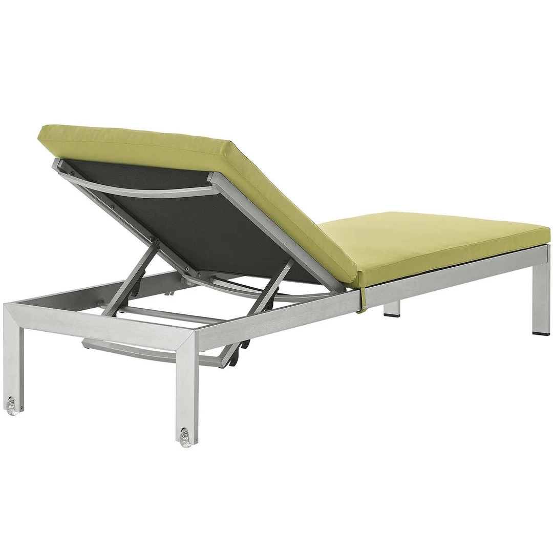 Modway Shore Chaise With Cushions Outdoor Patio Aluminum Set Of 4 Silver Peridot Lounge Chair Outdoor 5 Modway Shore Chaise With Cushions Outdoor Patio Aluminum Set Of 4 Silver Peridot Lounge Chair Outdoor