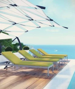 Modway Shore Chaise With Cushions Outdoor Patio Aluminum Set Of 4 Silver Peridot Lounge Chair Outdoor 12 Modway Shore Chaise With Cushions Outdoor Patio Aluminum Set Of 4 Silver Peridot Lounge Chair Outdoor