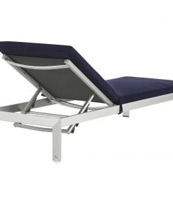 Modway Lounge Chair Outdoor Shore Chaise With Cushions Outdoor Patio Aluminum Set Of 6 Silver Navy 11 Modway Lounge Chair Outdoor Shore Chaise With Cushions Outdoor Patio Aluminum Set Of 6 Silver Navy