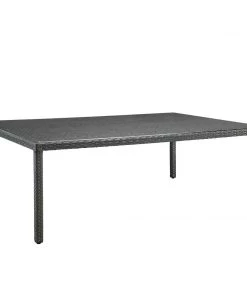 Modway Outdoor Tables Sojourn 90" Outdoor Patio Dining Table Chocolate
