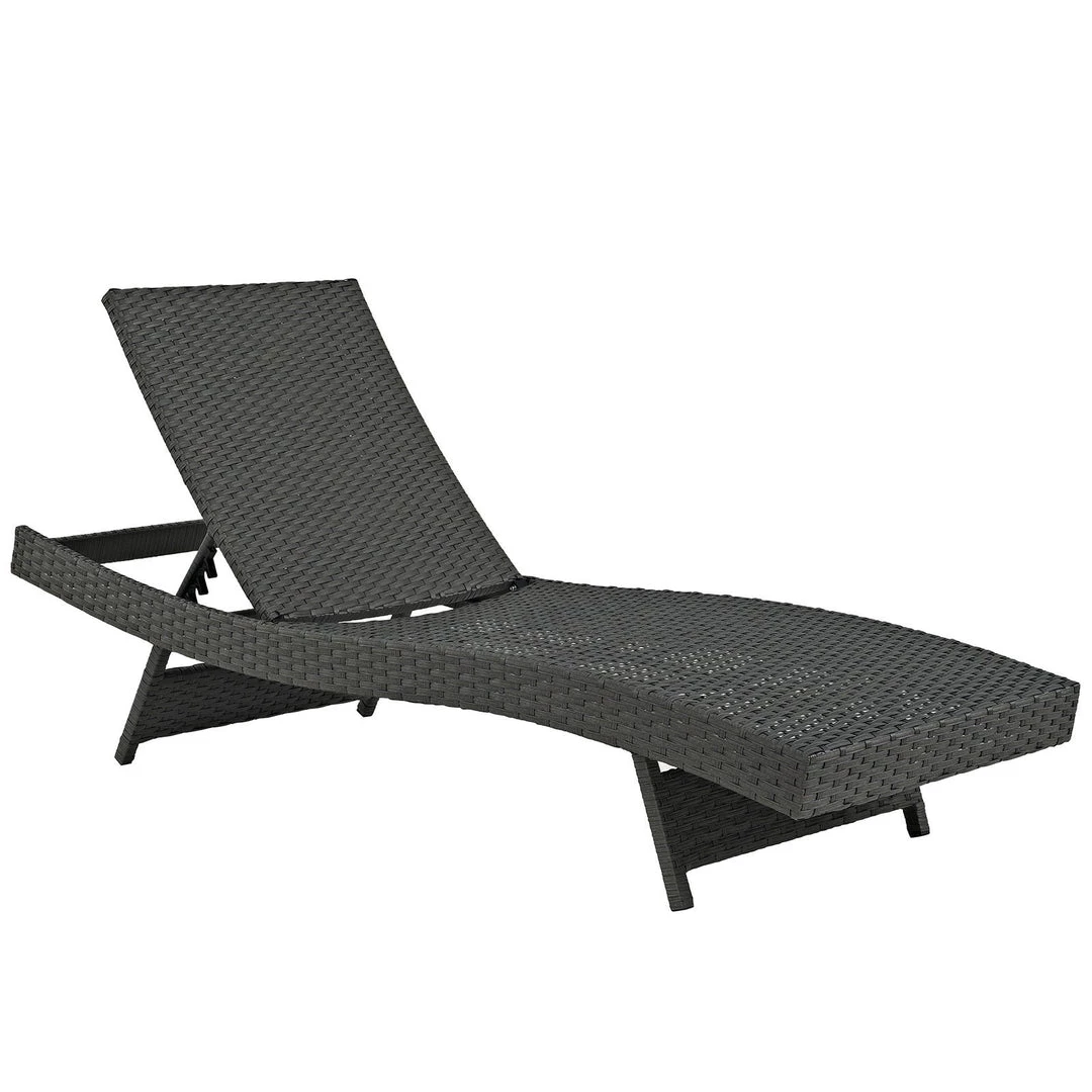 Modway Sojourn Outdoor Patio Sunbrella® Chaise Canvas Navy 4 Modway Sojourn Outdoor Patio Sunbrella® Chaise Canvas Navy