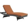 Modway Sojourn Outdoor Patio Sunbrella® Chaise Canvas Tuscan Outdoor Daybeds