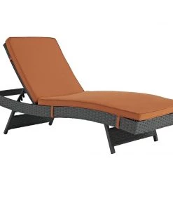 Modway Sojourn Outdoor Patio Sunbrella® Chaise Canvas Tuscan Outdoor Daybeds
