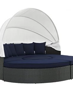 Modway Sojourn Outdoor Patio Sunbrella® Daybed Canvas Navy