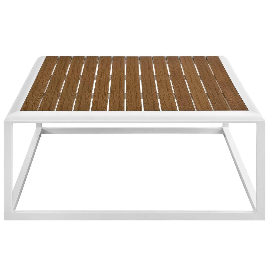 Modway Stance Outdoor Patio Aluminum Coffee Table 2 Modway Stance Outdoor Patio Aluminum Coffee Table