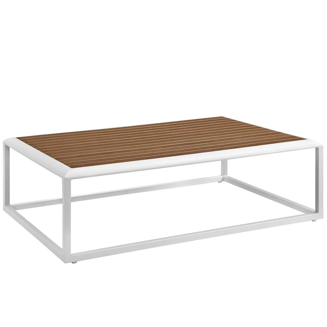 Modway Stance Outdoor Patio Aluminum Coffee Table 1 Modway Stance Outdoor Patio Aluminum Coffee Table