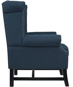 Modway Steer Upholstered Fabric Armchair Azure Armchairs