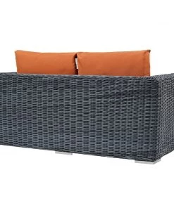 Modway Summon Outdoor Patio Sunbrella® Loveseat Canvas Tuscan