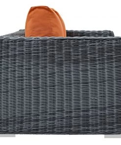 Modway Summon Outdoor Patio Sunbrella® Loveseat Canvas Tuscan