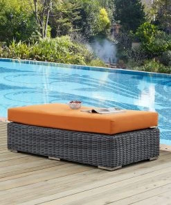 Modway Summon Outdoor Patio Sunbrella® Rectangle Ottoman Canvas Tuscan 10 Modway Summon Outdoor Patio Sunbrella® Rectangle Ottoman Canvas Tuscan