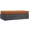 Modway Summon Outdoor Patio Sunbrella® Rectangle Ottoman Canvas Tuscan
