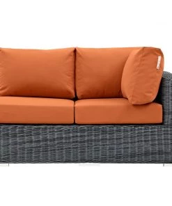 Modway Outdoor Sectional Summon Outdoor Patio Sunbrella® Right Arm Loveseat Canvas Tuscan 6 Modway Outdoor Sectional Summon Outdoor Patio Sunbrella® Right Arm Loveseat Canvas Tuscan